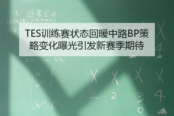 TES训练赛状态回暖中路BP策略变化曝光引发新赛季期待 - XINGKONG